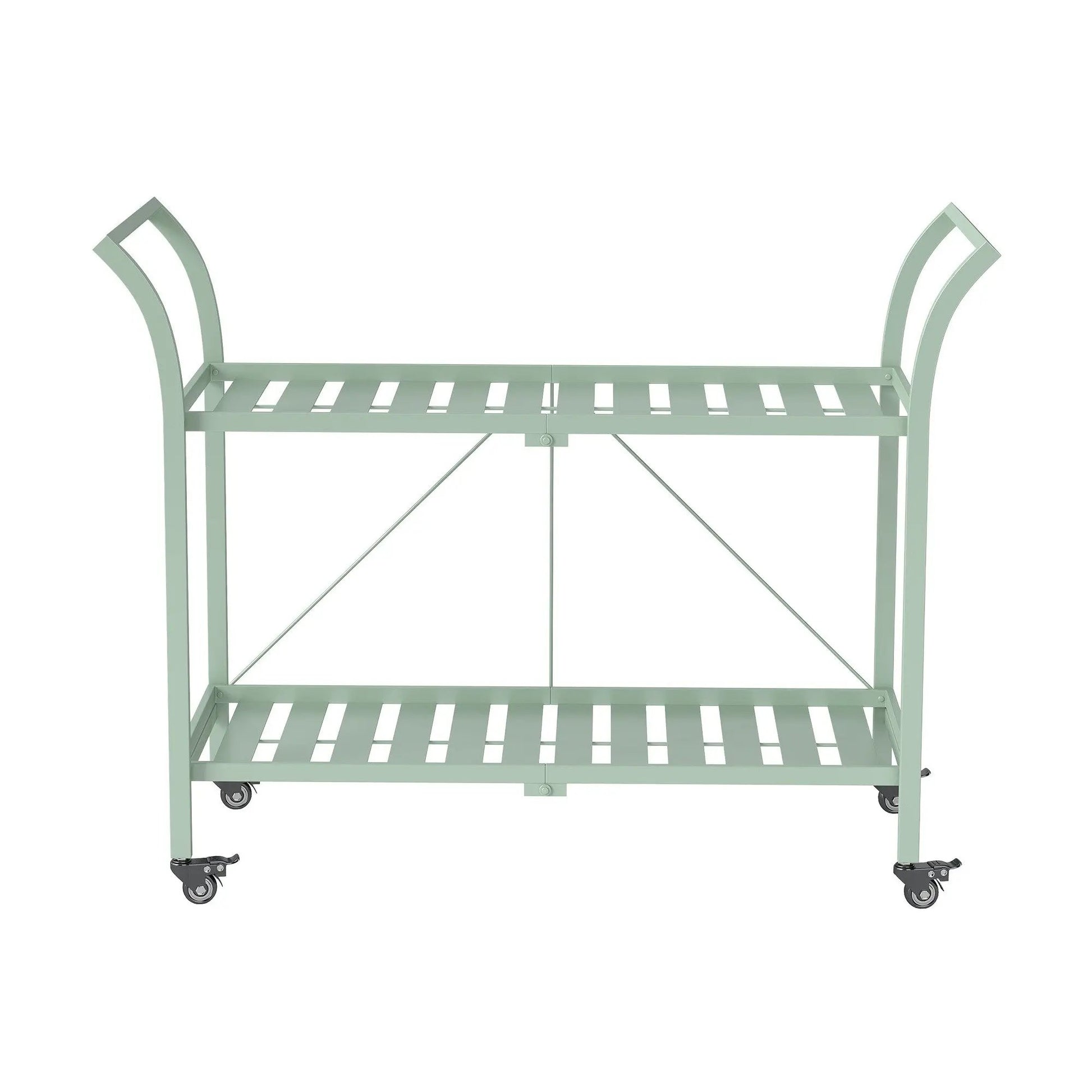 2 Tier Metal Bar Cart Myzenhome