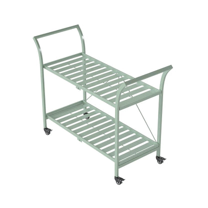 2 Tier Metal Bar Cart Myzenhome
