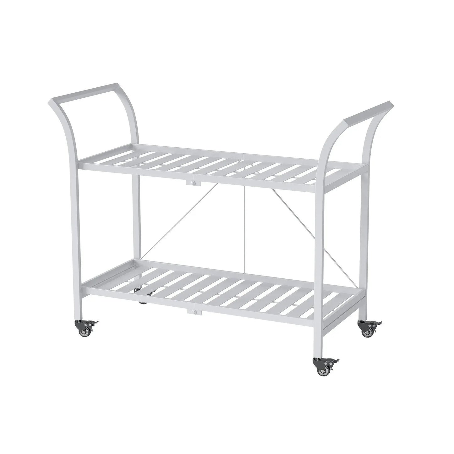 2 Tier Metal Bar Cart Myzenhome
