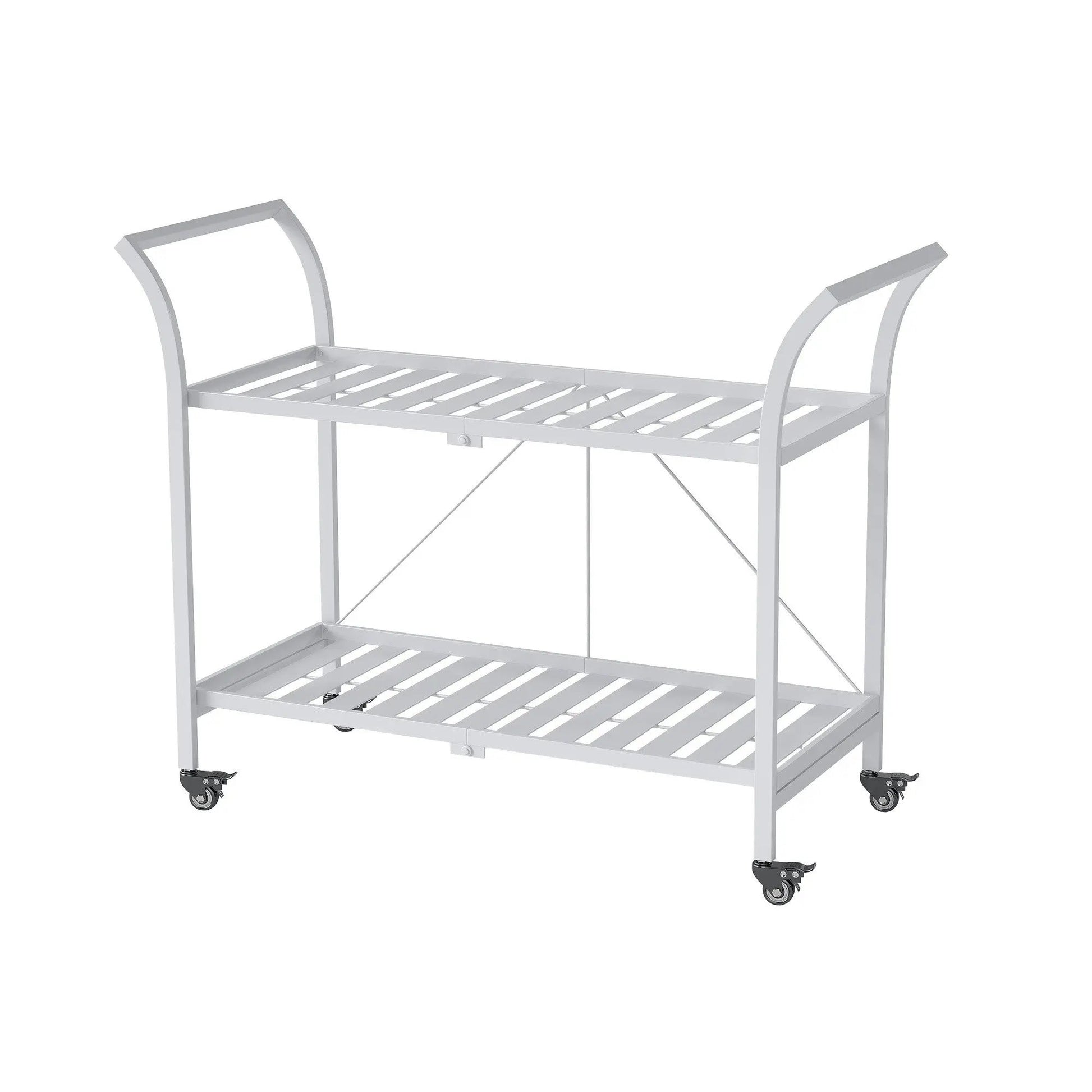 2 Tier Metal Bar Cart Myzenhome
