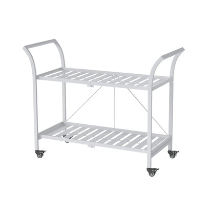 2 Tier Metal Bar Cart Myzenhome