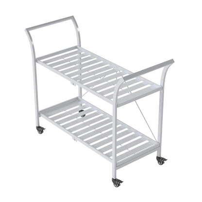 2 Tier Metal Bar Cart Myzenhome