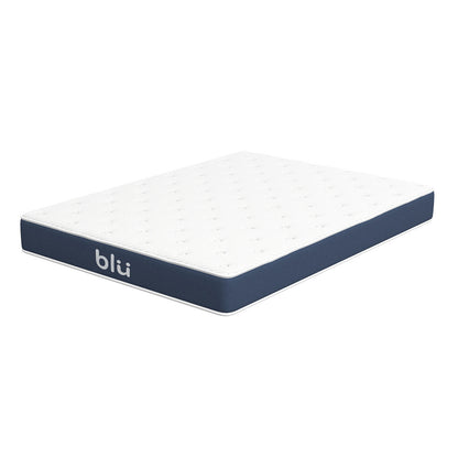 Milano Blu Mattress Hybrid Memory Foam Bonnell Spring Design Medium Firm - Myzenhome