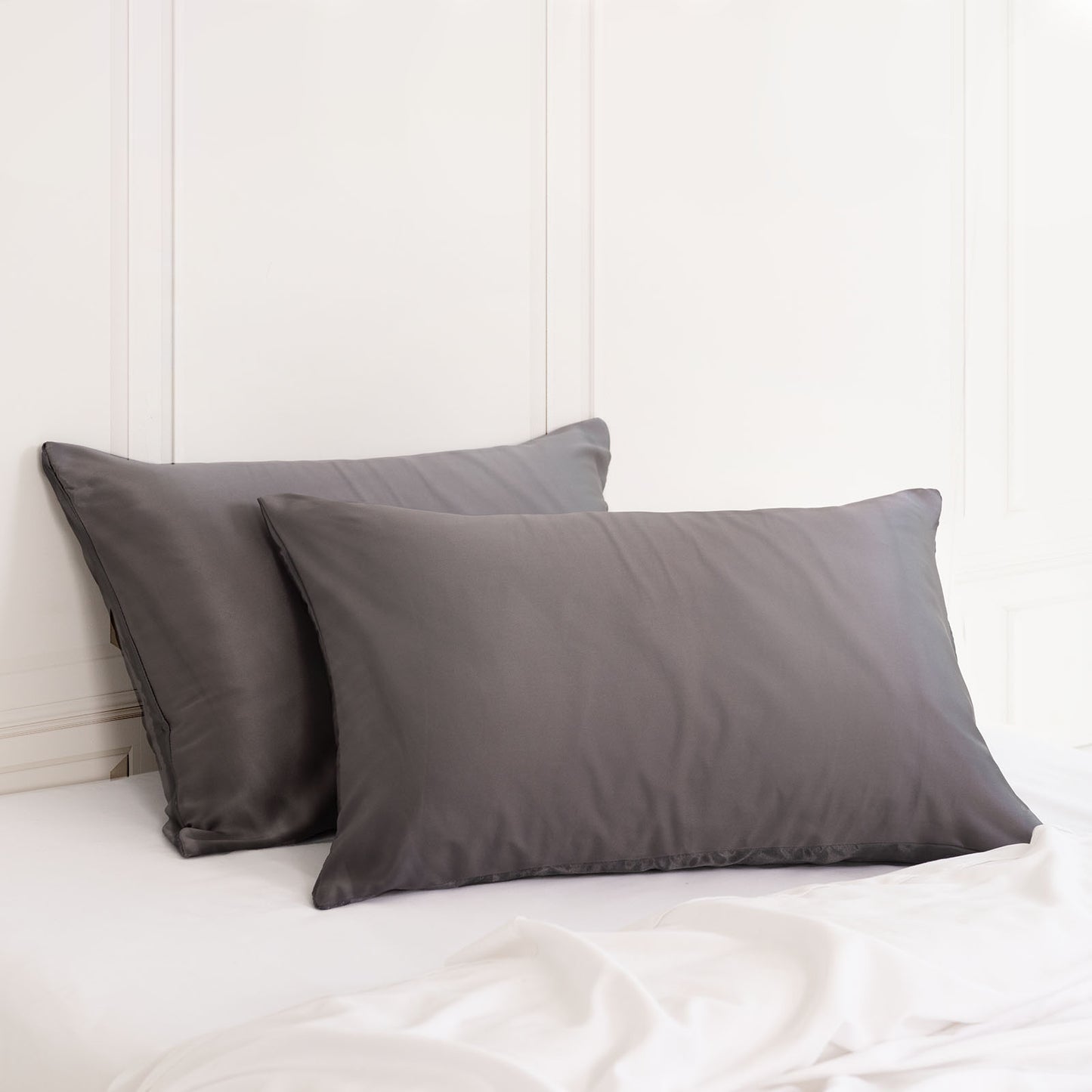 Royal Comfort Mulberry Soft Silk Hypoallergenic Pillowcase Twin Pack - Myzenhome