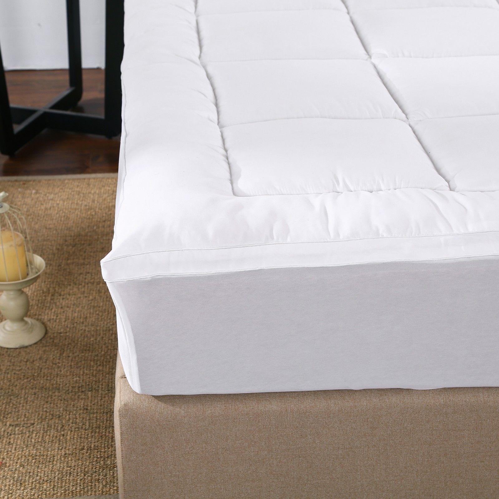 Royal Comfort 1000GSM Memory Mattress Topper Cover Protector Underlay - Myzenhome