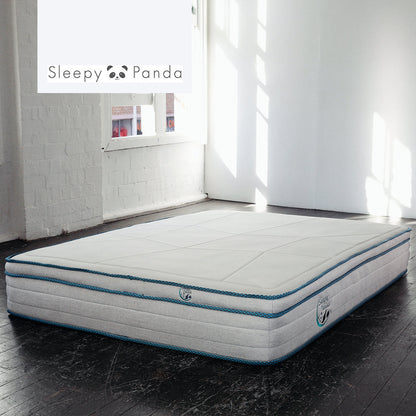 Sleepy Panda Mattress 5 Zone Pocket Spring EuroTop Medium Firm 30cm Thickness - Myzenhome