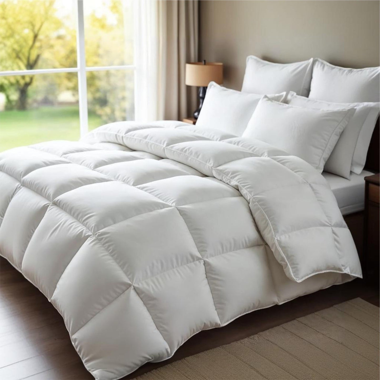 Royal Comfort 800GSM Quilt Down Alternative Duvet Cotton Cover Hotel Grade - Myzenhome