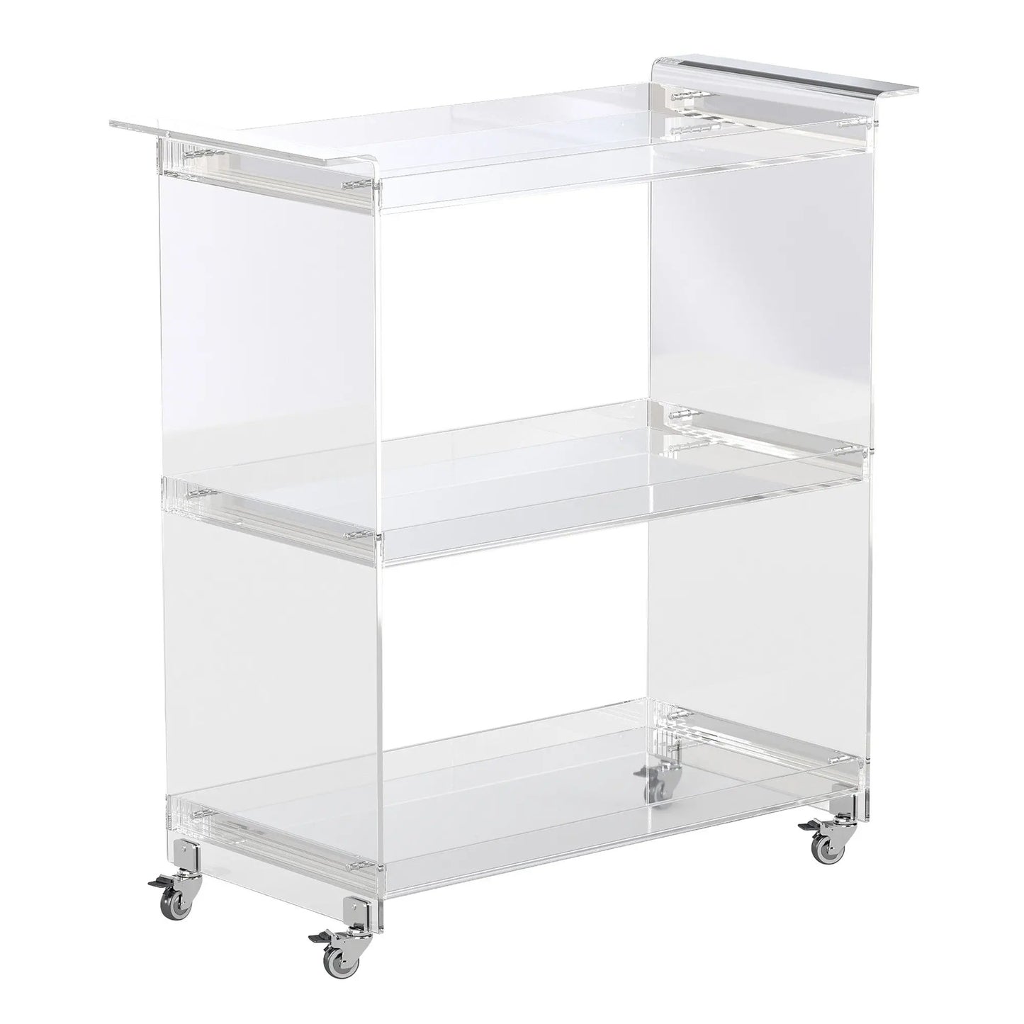 3 Tier ACRYLIC BAR CART Myzenhome