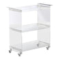 3 Tier ACRYLIC BAR CART Myzenhome