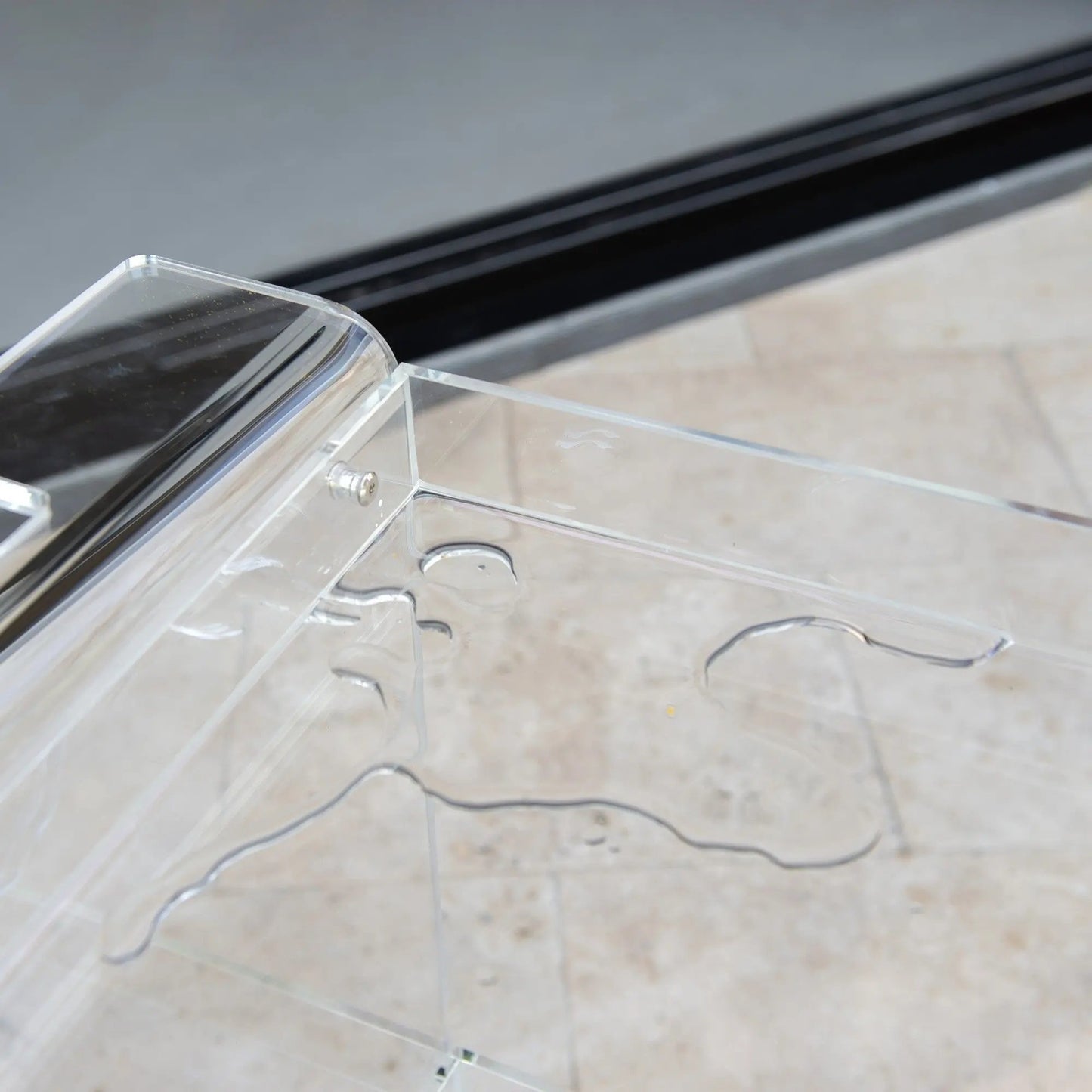 3 Tier ACRYLIC BAR CART Myzenhome