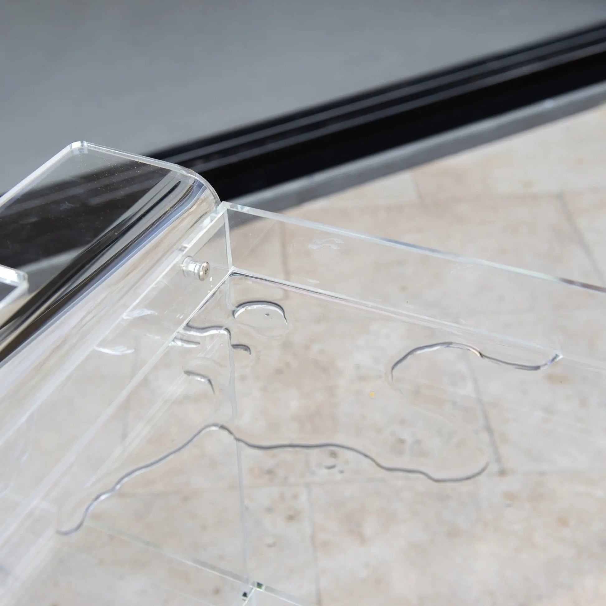 3 Tier ACRYLIC BAR CART Myzenhome