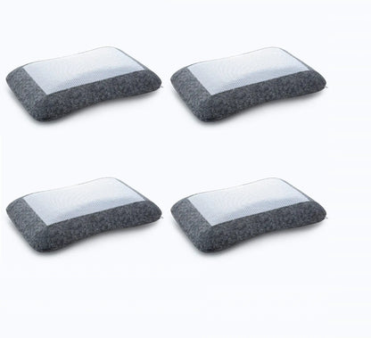 4 x Royal Comfort Cool Gel Charcoal Infused High Density Memory Foam Pillows - Myzenhome