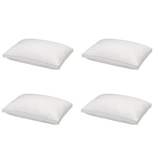 4 x Royal Comfort Luxury Bamboo Blend Gusset Pillows 4cm Gusset Support - Myzenhome