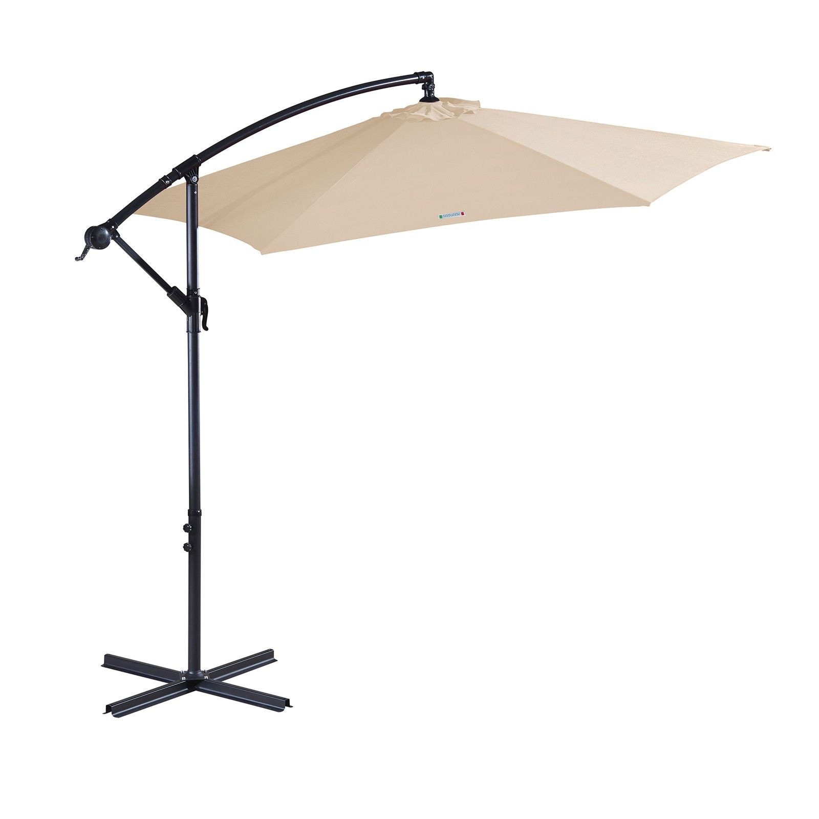 Milano 3M Outdoor Umbrella Cantilever With Protective Cover Patio Garden Shade - Myzenhome