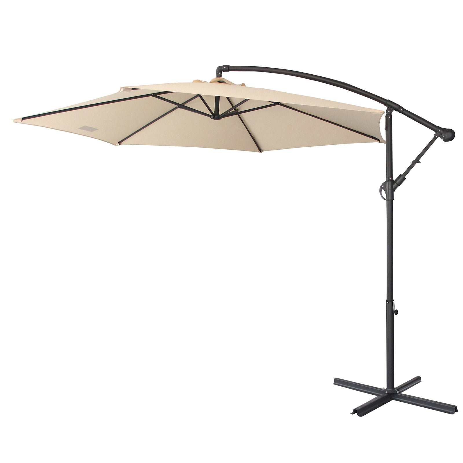 Milano 3M Outdoor Umbrella Cantilever With Protective Cover Patio Garden Shade - Myzenhome