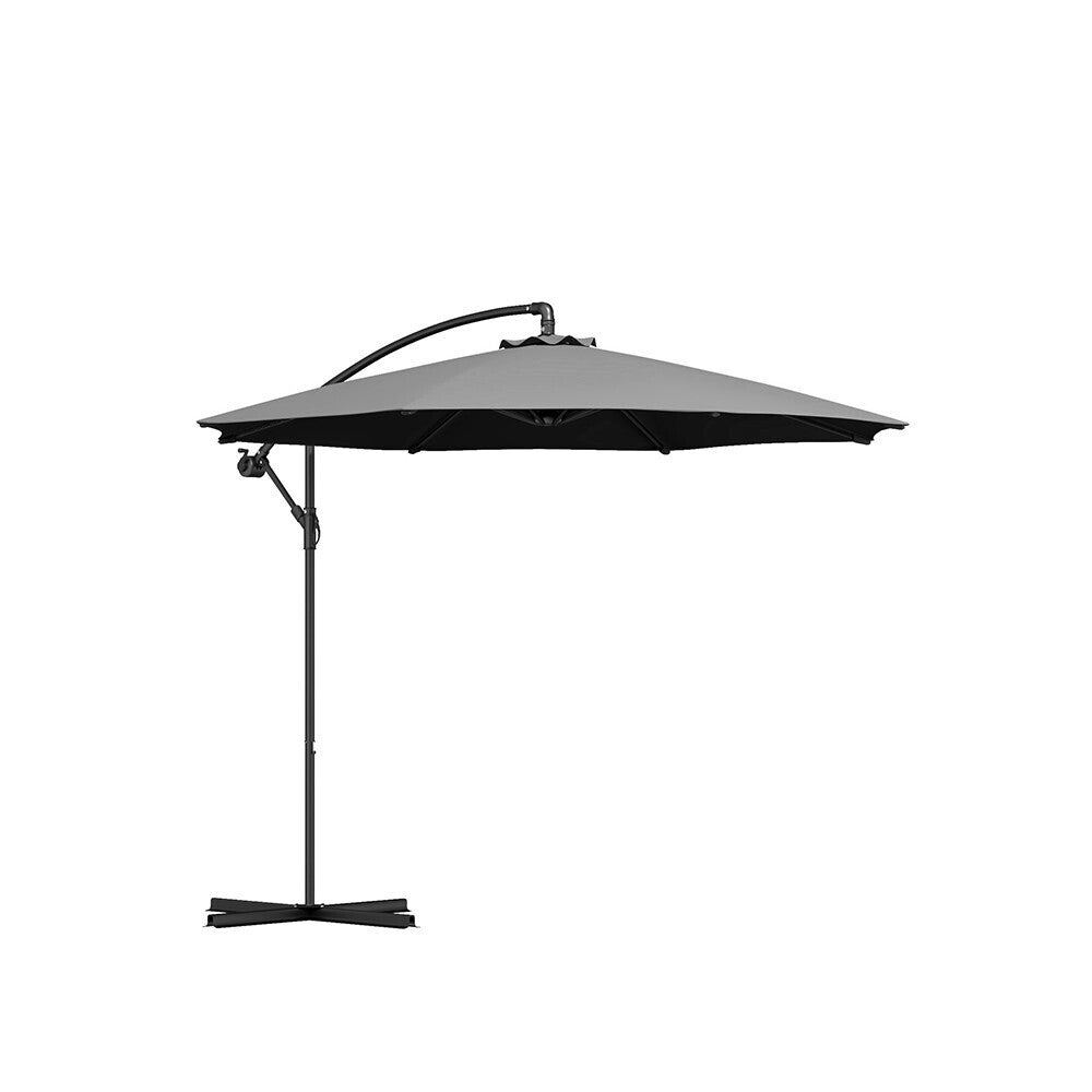 Milano 3M Outdoor Umbrella Cantilever With Protective Cover Patio Garden Shade - Myzenhome