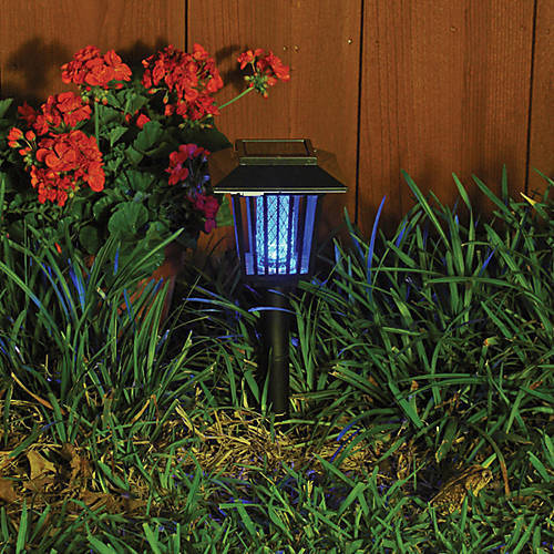 2 in 1 Bug Zapper and LED Light Mosquito Insect Fly Killer Garden Outdoor Decor