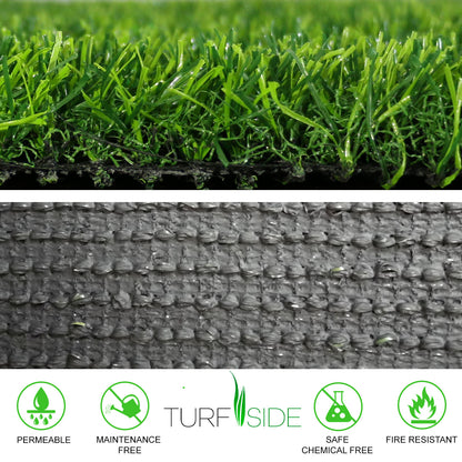 Turf Side 10/20/30 SQM Synthetic Turf Artificial Grass Plastic Fake Lawn Plant - Myzenhome