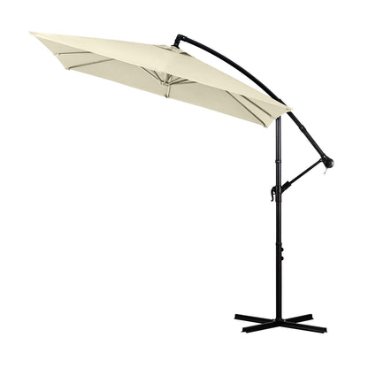 Milano 2.2M Outdoor Umbrella Cantilever Garden Deck Patio Shade Water-Resistant - Myzenhome