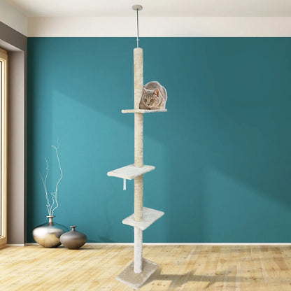 4paws cat tree scratching post house furniture bed luxury plush 4Paws