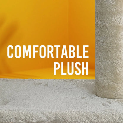 4paws cat tree scratching post house furniture bed luxury plush 4Paws