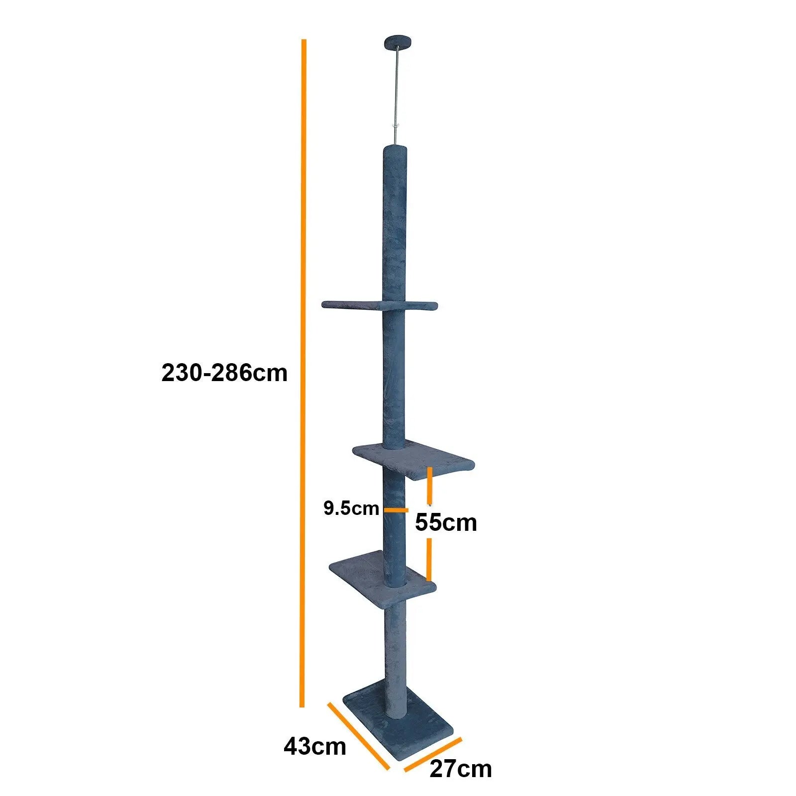 4paws cat tree scratching post house furniture bed luxury plush 4Paws