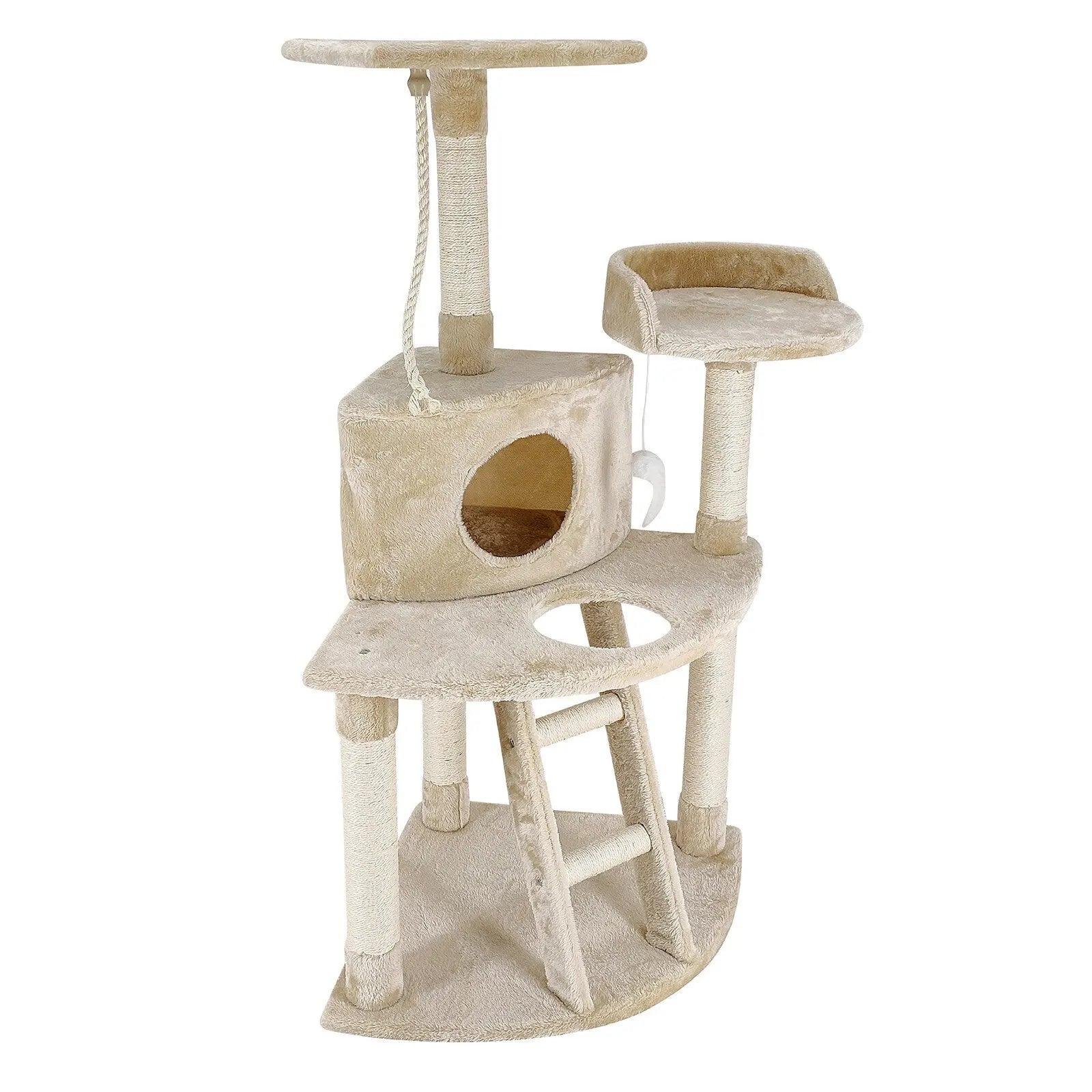 4paws cat tree scratching post house furniture bed luxury plush play 4Paws