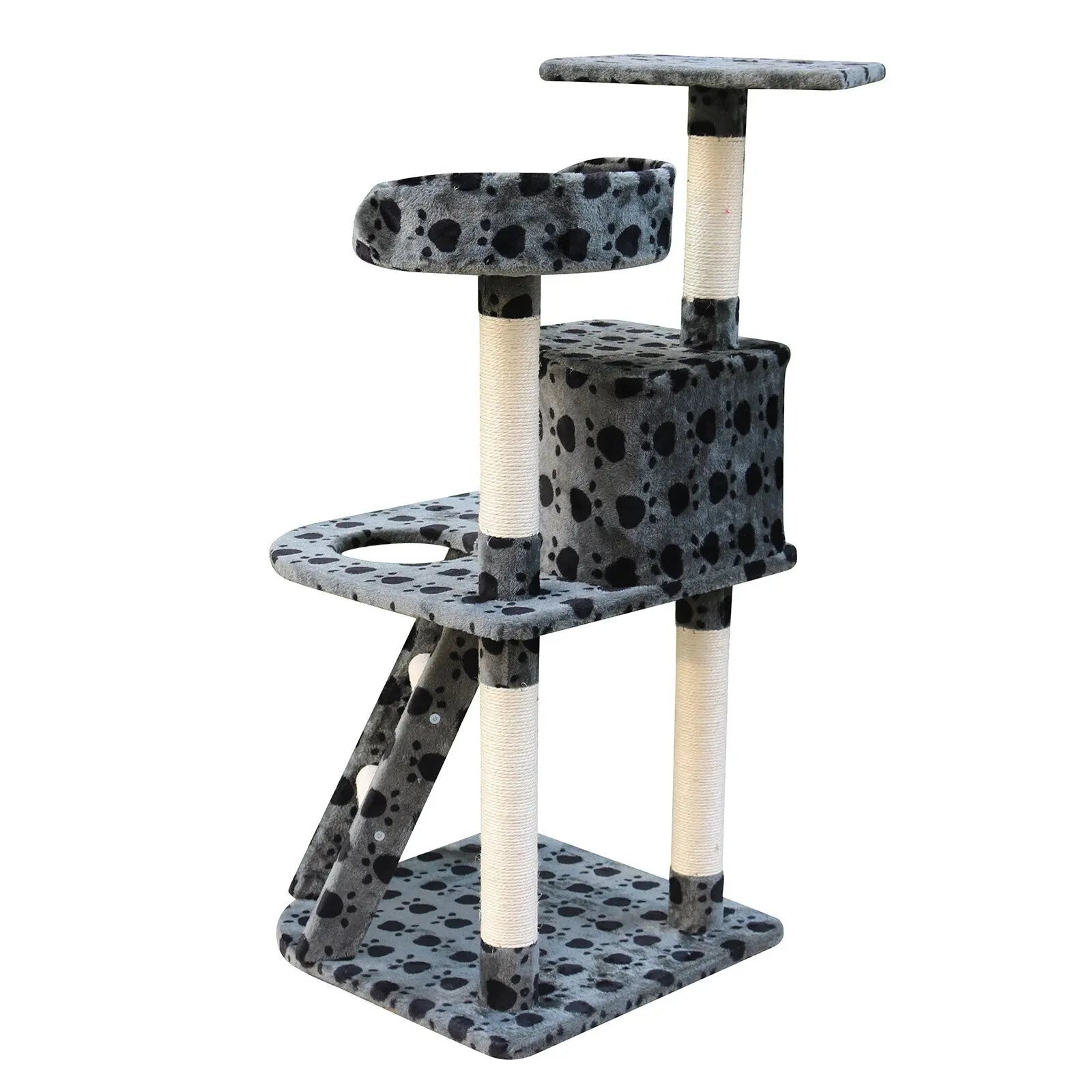 4paws cat tree scratching post house furniture bed luxury plush play 4Paws