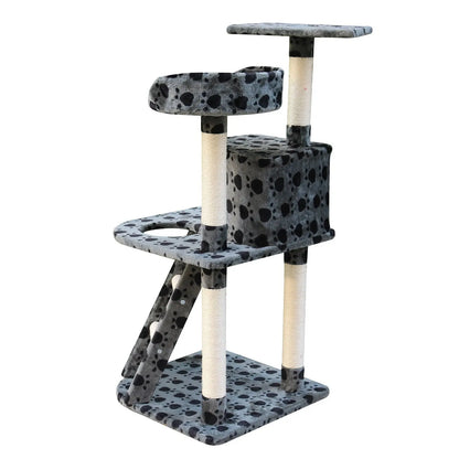 4paws cat tree scratching post house furniture bed luxury plush play 4Paws