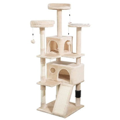 4paws cat tree scratching post house furniture bed luxury plush play 4Paws