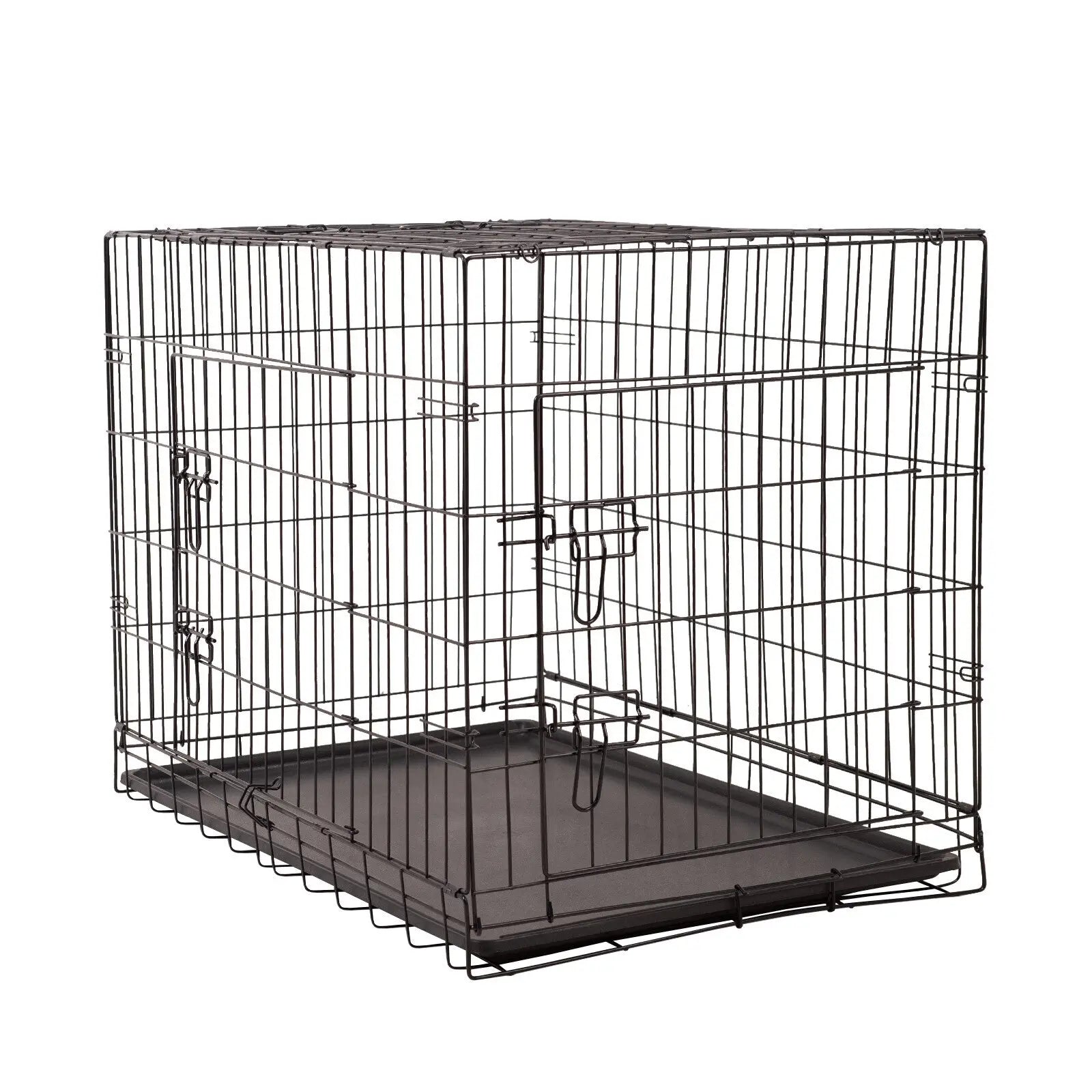 4paws dog cage pet crate cat puppy metal cage abs tray foldable 4Paws
