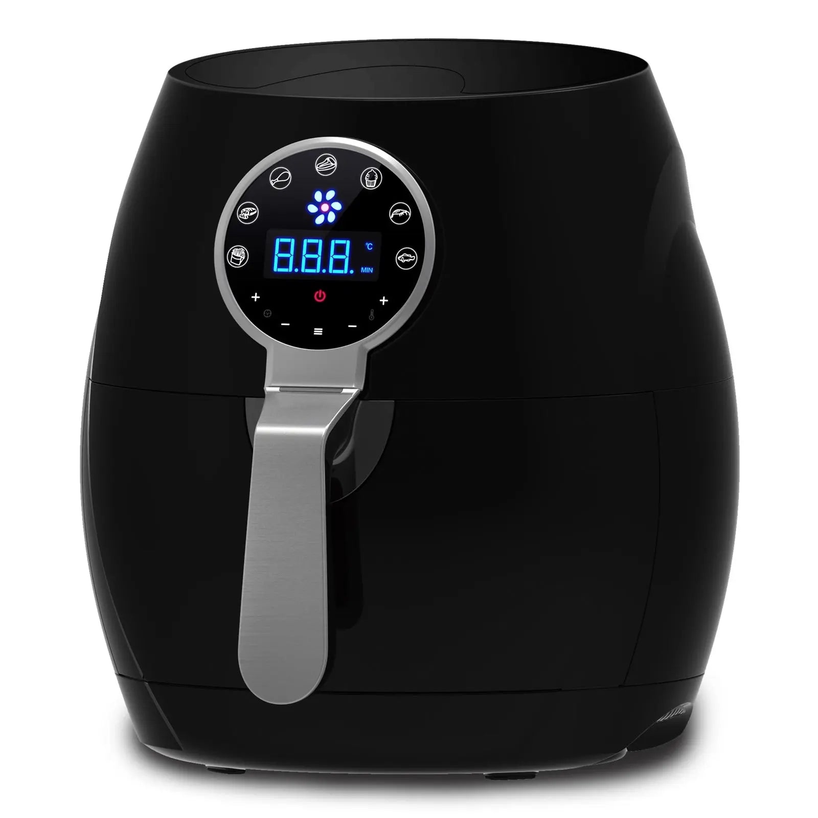 5 Litre Air Fryer And 1.7 Litre Kettle Blue LED Kitchen Package Deal Set - Myzenhome