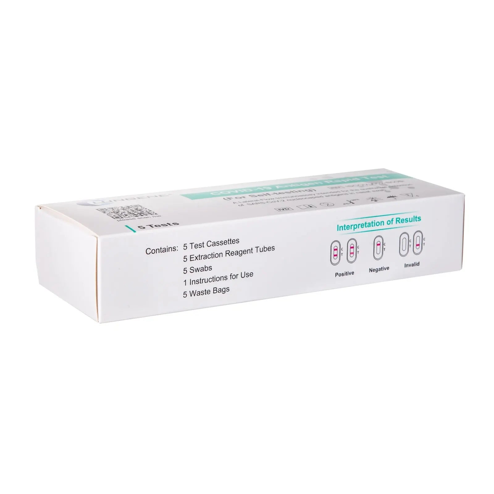 5 Pack Clungene COVID 19 Rapid Antigen Test - Myzenhome