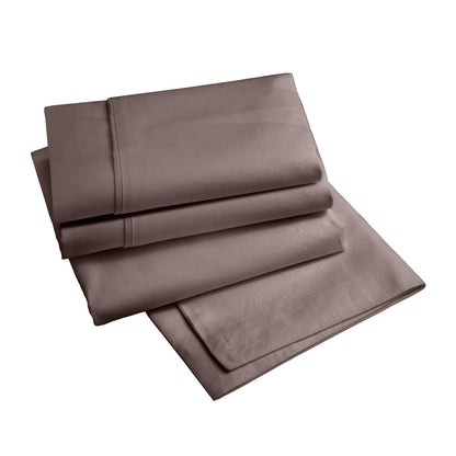 Renee Taylor 1500 Thread Count Pure Soft Cotton Blend Flat & Fitted Sheet Set - Myzenhome