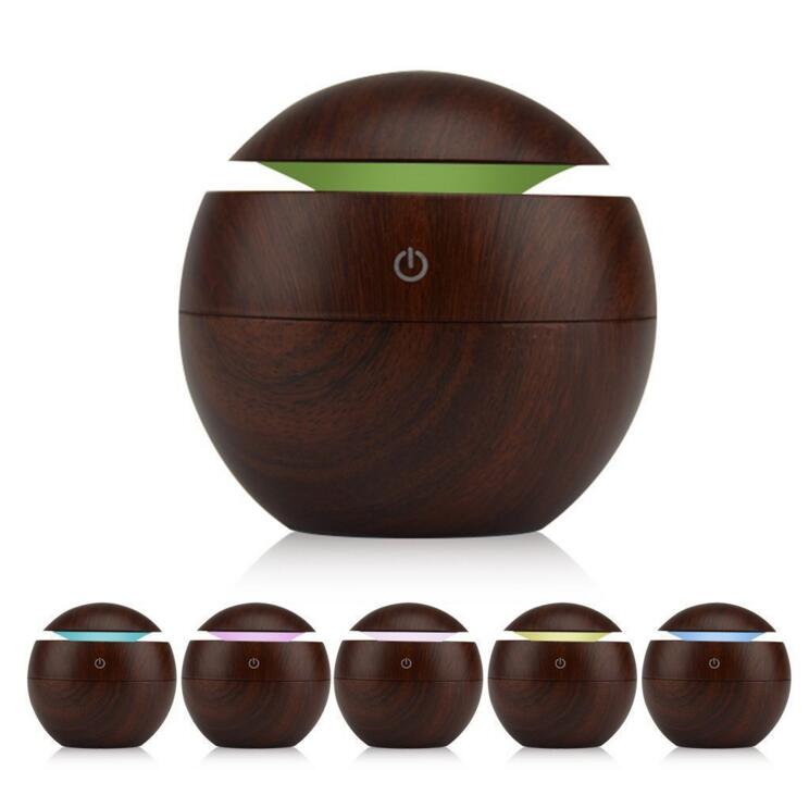 Milano Ultrasonic USB Diffuser with 10 Aroma Oils Humidifier LED Light 130ml - Myzenhome