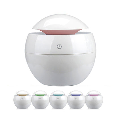 Milano Ultrasonic USB Diffuser with 10 Aroma Oils Humidifier LED Light 130ml - Myzenhome