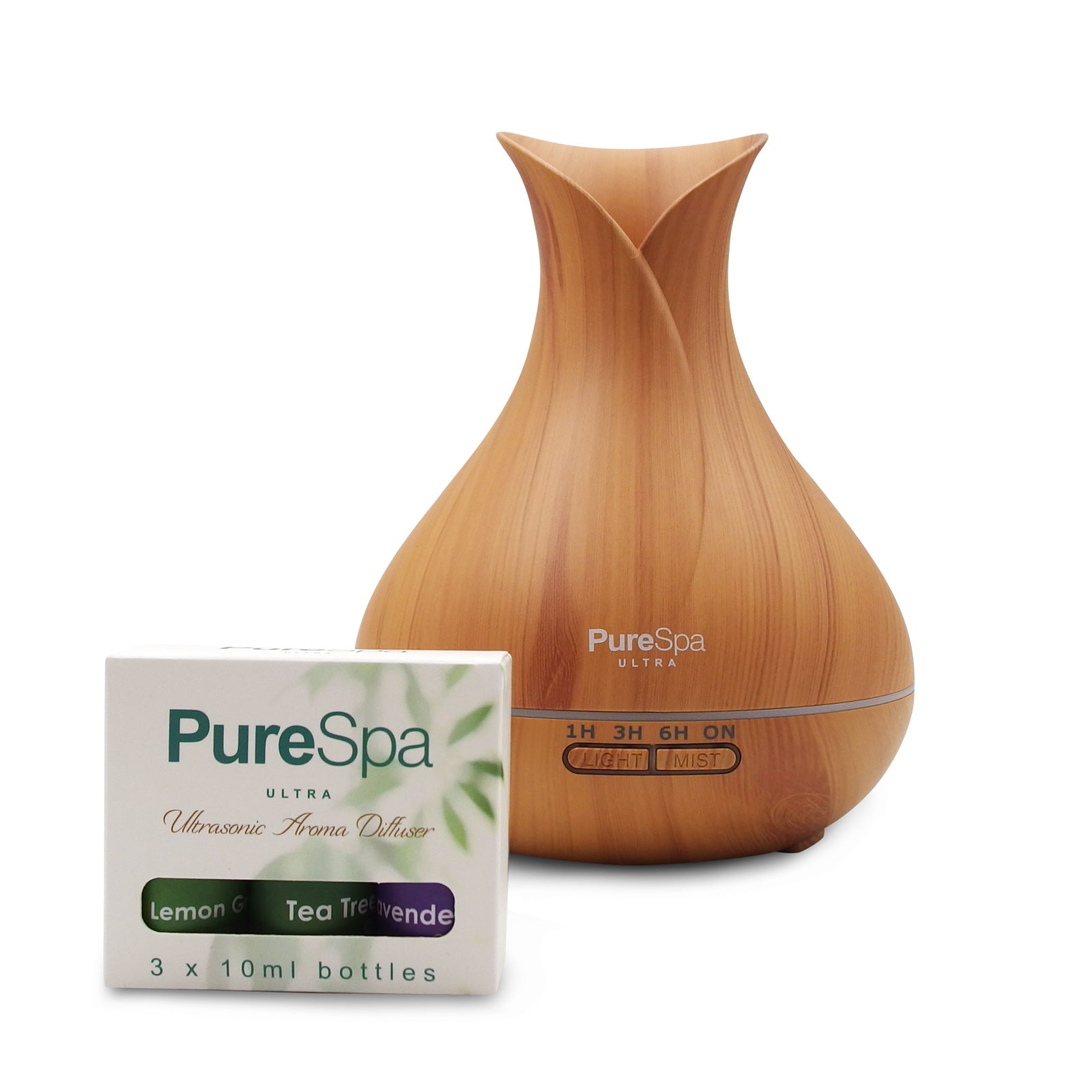 PureSpa Ultra Aroma Diffuser 550ml Ultrasonic Aromatherapy Humidifier Purifier - Myzenhome