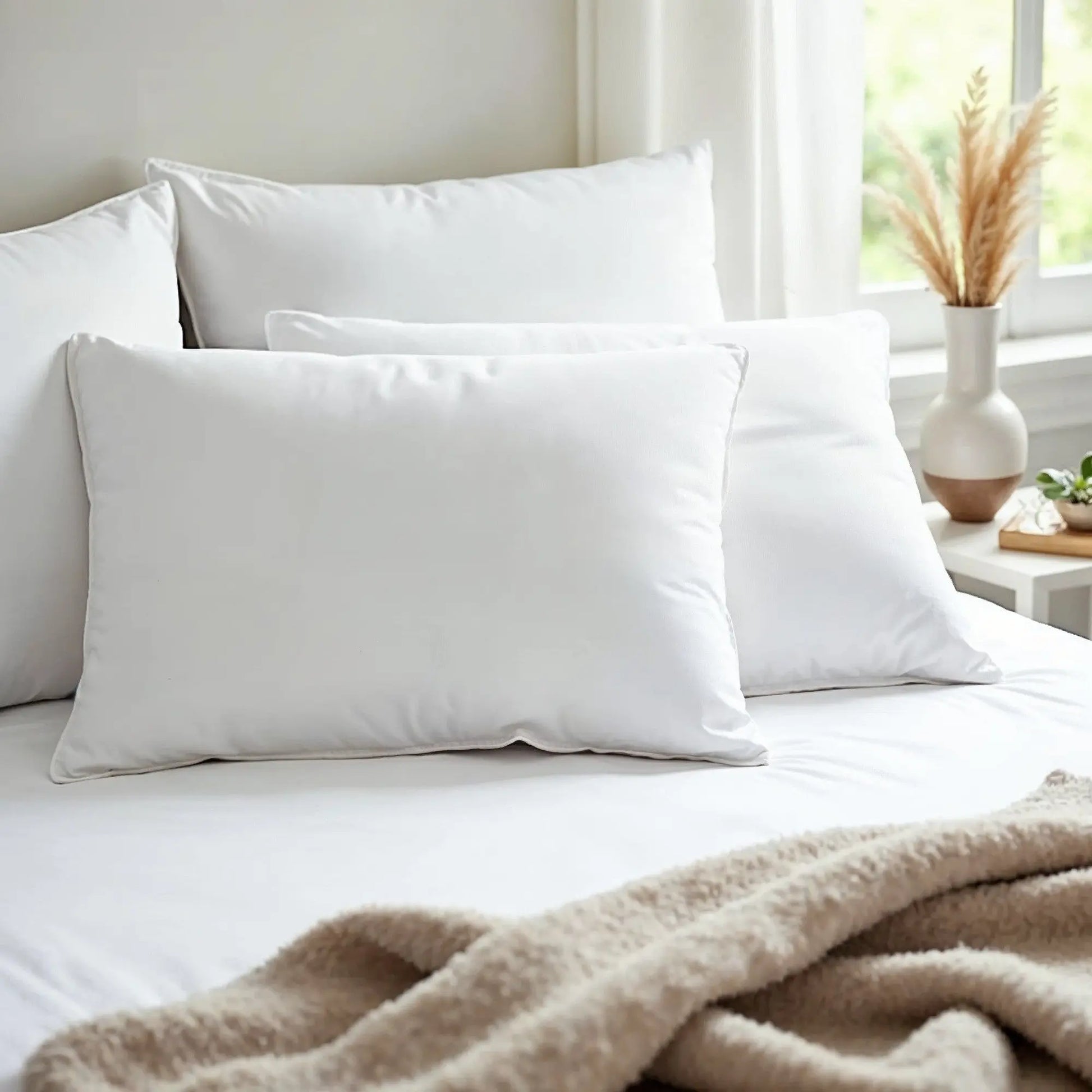 50% duck feather & 50% duck down quilt 500gsm + duck pillows twin pack combo Royal Comfort