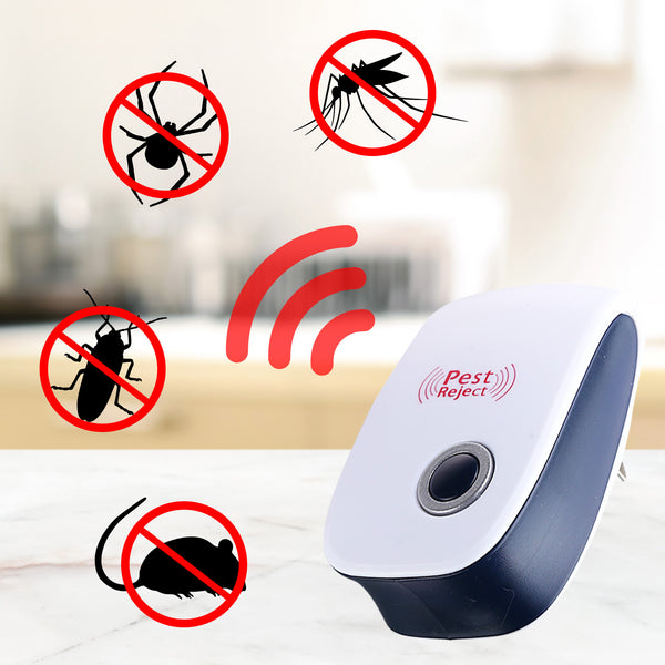 Ultrasonic Plug In 24/7 Protection Pest Repeller Bug Fly Mosquito Control Device