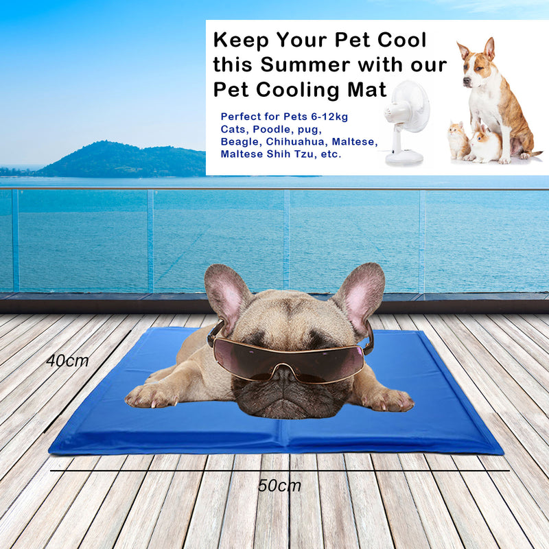 Sprint Industries Pet Portable Reusable Cooling Gel Pad Mat Dogs Cats