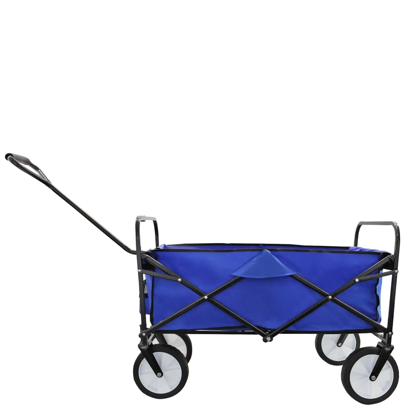 Arcadia Furniture Foldable Wagon Trolley Beach Outdoor Garden Cart Portable Navy Myzenhome