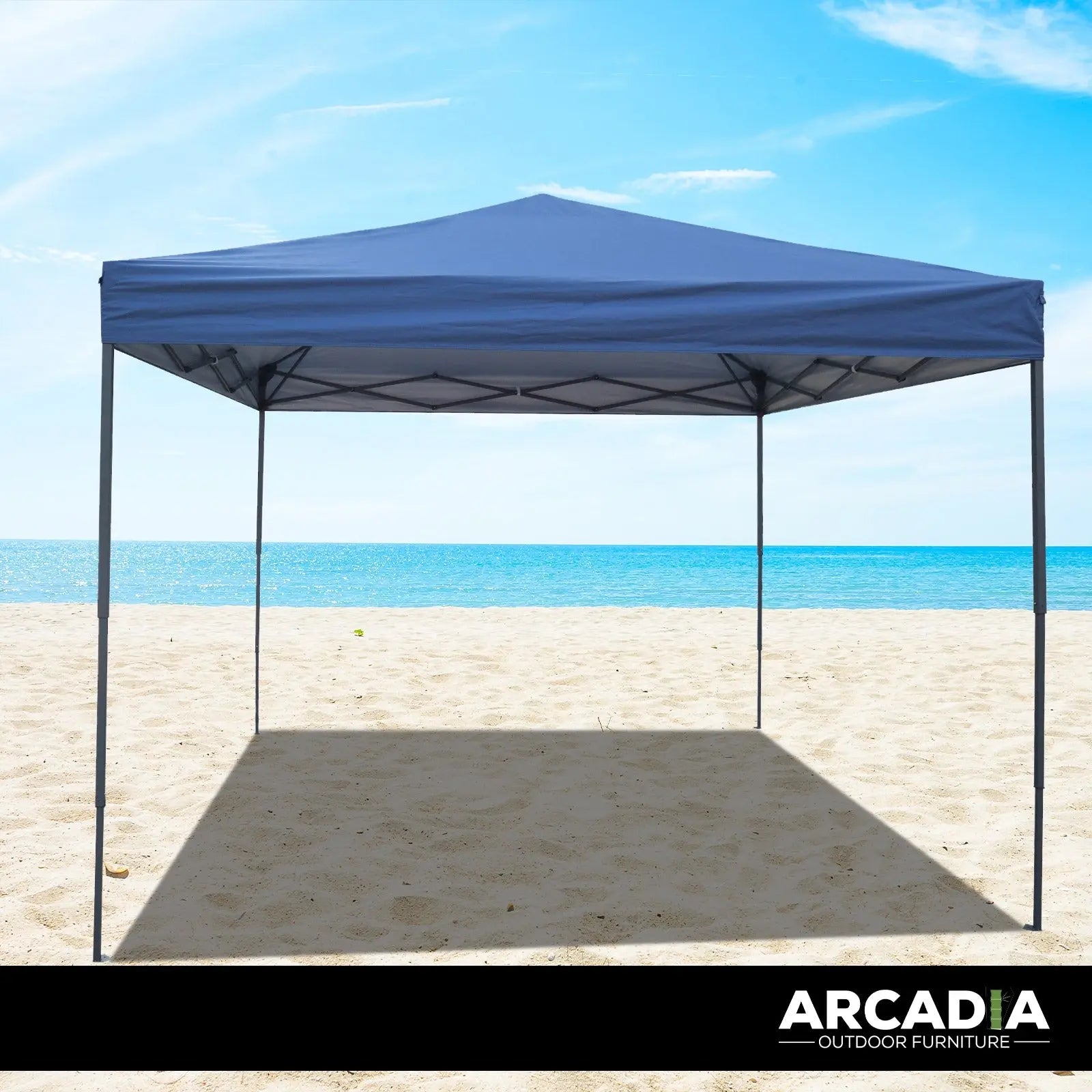 Arcadia Furniture Gazebo 3 x 3 Metre Canopy Portable Pop Up Outdoor Beach - Myzenhome