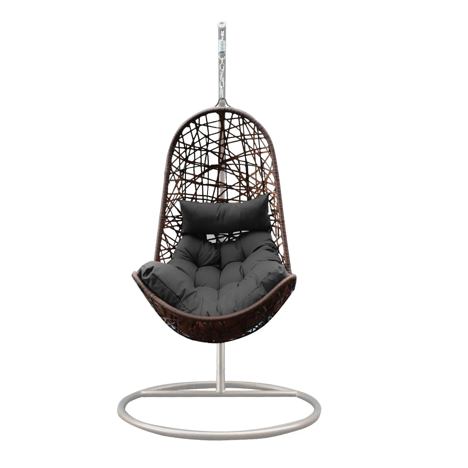 Arcadia Furniture Hanging Basket Egg Chair Outdoor Wicker Rattan Patio Garden - Myzenhome