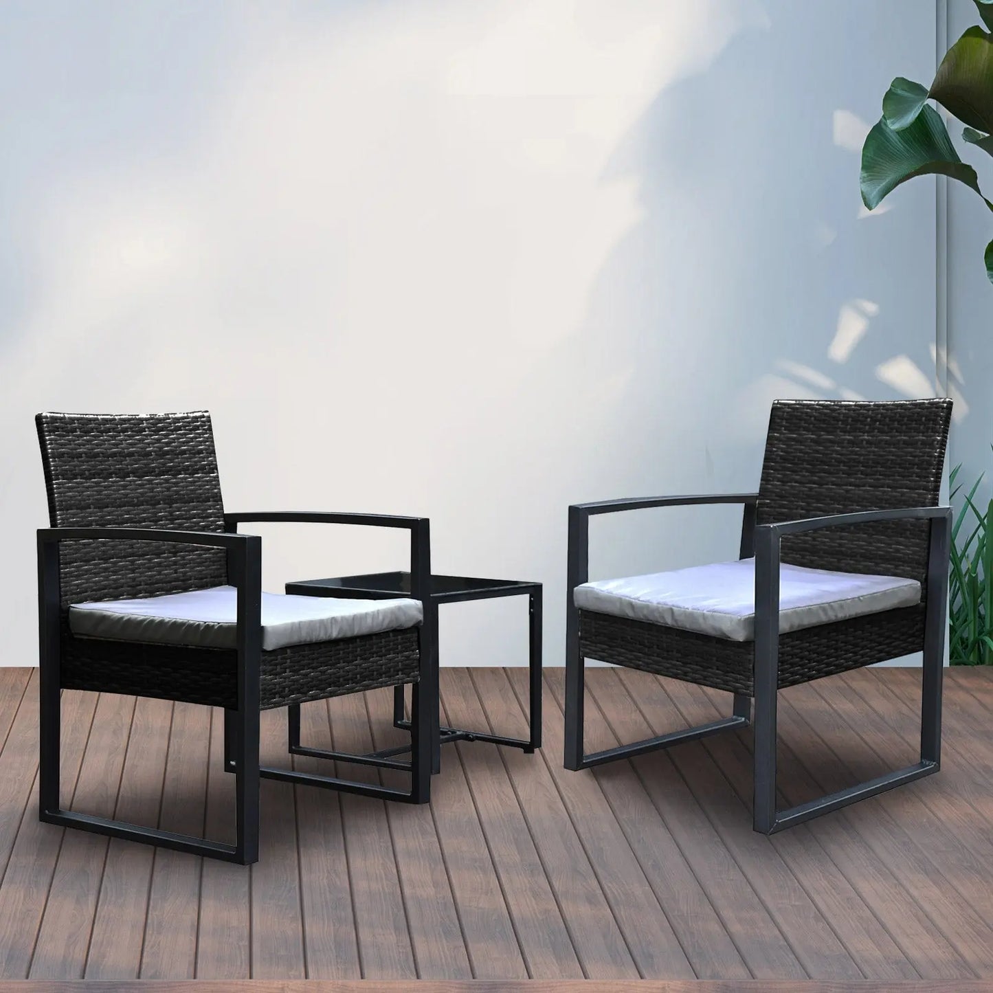 Arcadia Furniture Outdoor Wicker Rattan Patio Set Garden Patio Home - Myzenhome