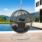 Arcadia Furniture Rocking Egg Chair Outdoor Wicker Rattan Patio Garden Circular - Myzenhome