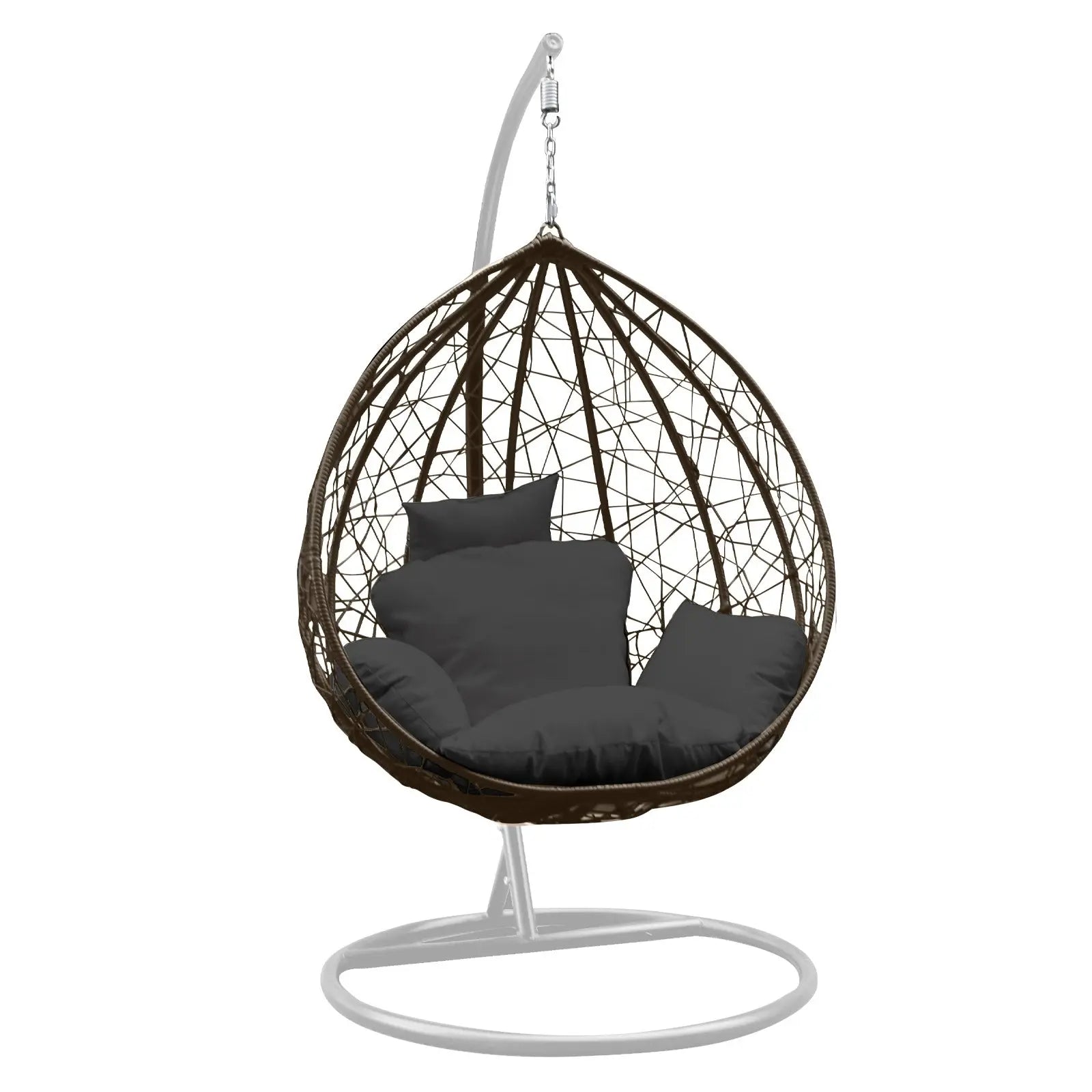 Arcadia Furniture Rocking Egg Chair Outdoor Wicker Rattan Patio Garden Tear Drop - Myzenhome