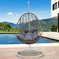 Arcadia Furniture Rocking Egg Chair Swing Lounge Hammock Pod Wicker Curved - Myzenhome