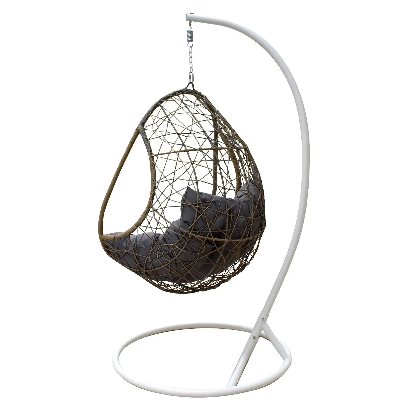 Arcadia Furniture Rocking Egg Chair Swing Lounge Hammock Pod Wicker Curved - Myzenhome