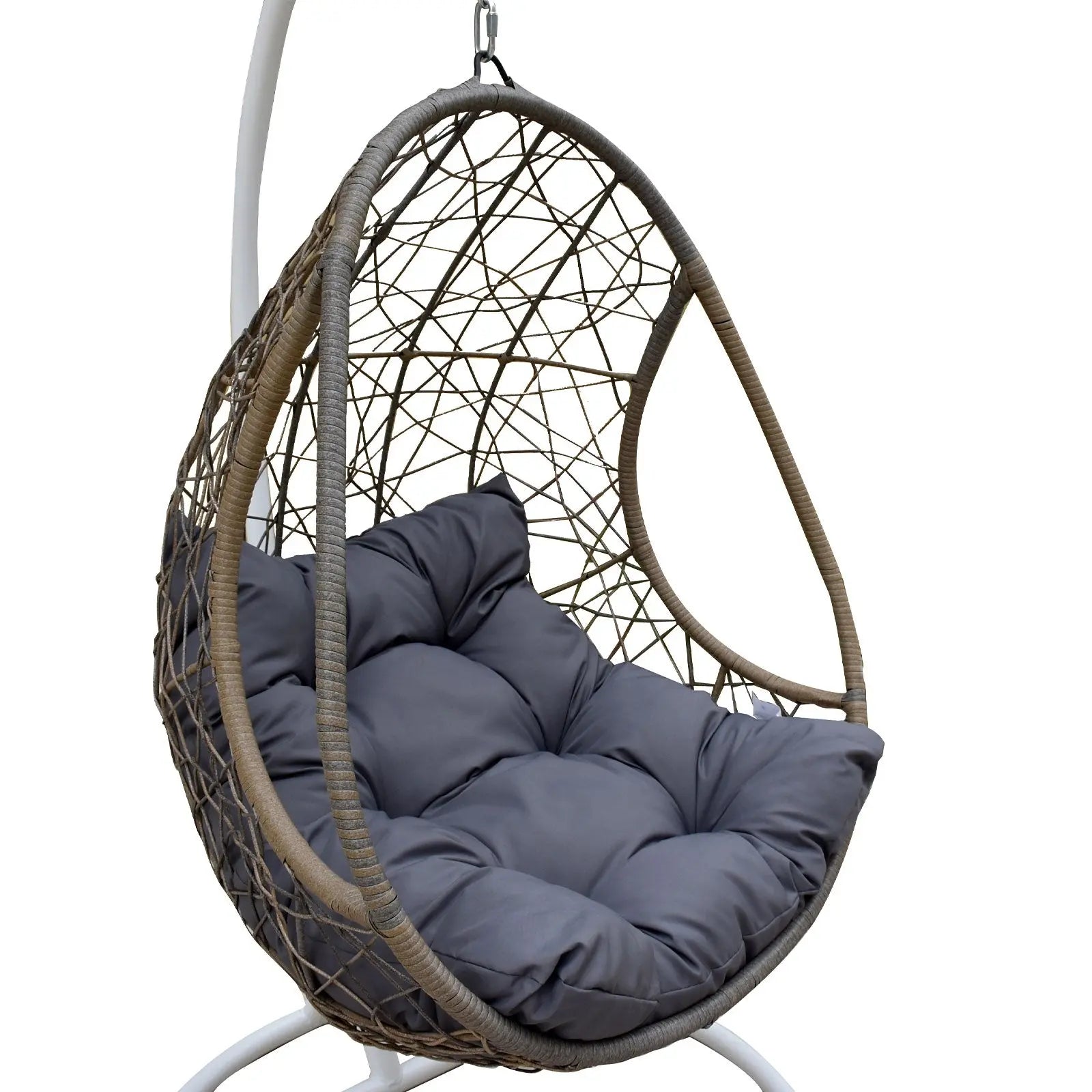 Arcadia Furniture Rocking Egg Chair Swing Lounge Hammock Pod Wicker Curved - Myzenhome