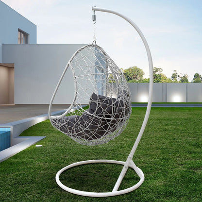 Arcadia Furniture Rocking Egg Chair Swing Lounge Hammock Pod Wicker Curved - Myzenhome